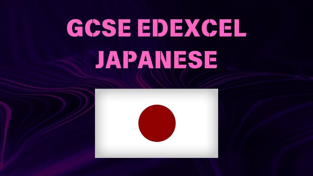 GCSE Edexcel Japanese Flashcards