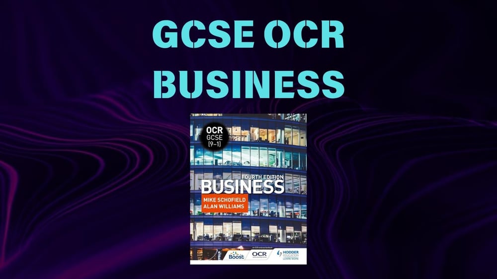 GCSE OCR Business Flashcards
