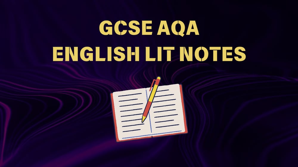 GCSE English Literature Grade 9 Notes